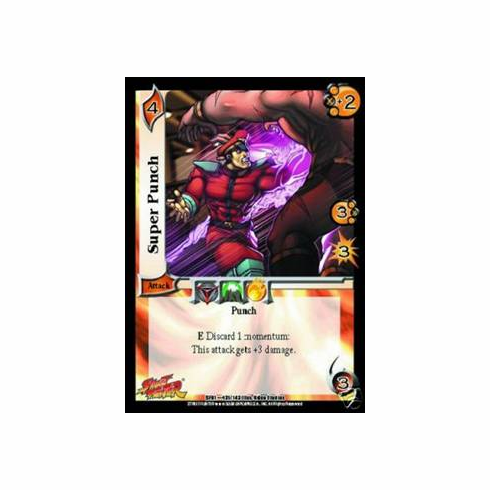 UFS Street Fighter Super Punch FOIL Single Card