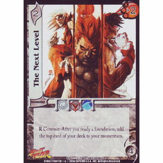 UFS Street Fighter The Next Level Box Topper Foil Promo Card