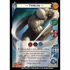 UFS Street Fighter Twelve Foil Promo Character Card