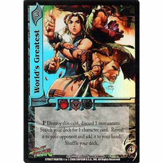 UFS Street Fighter World's Greatest FOIL Box Topper Card