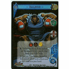 UFS Street Fighter World Warriors Balrog FOIL Single Card