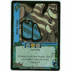 UFS Street Fighter World Warriors Dog Tags Ultra Rare FOIL Card