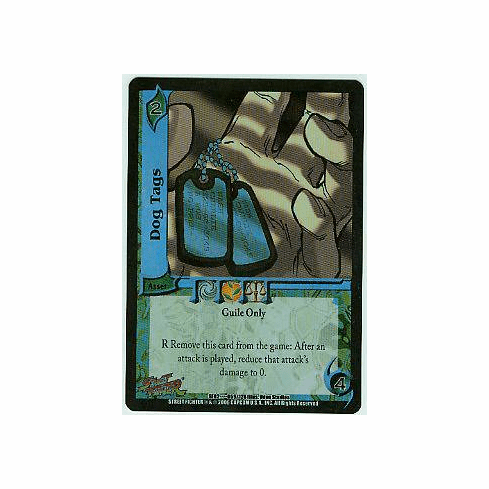 UFS Street Fighter World Warriors Dog Tags Ultra Rare FOIL Card