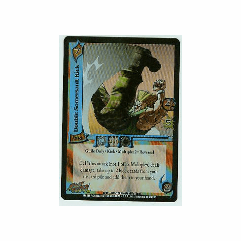 UFS Street Fighter World Warriors Double Somersault Kick FOIL Single Card