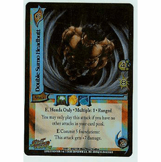 UFS Street Fighter World Warriors Double Sumo Headbutt FOIL Single Card