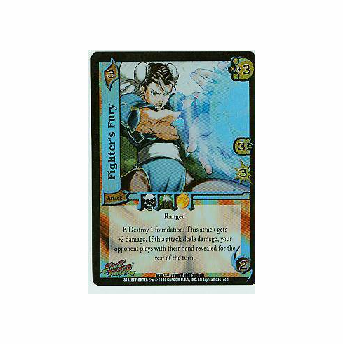 UFS Street Fighter World Warriors Fighter's Fury FOIL Box Topper Card