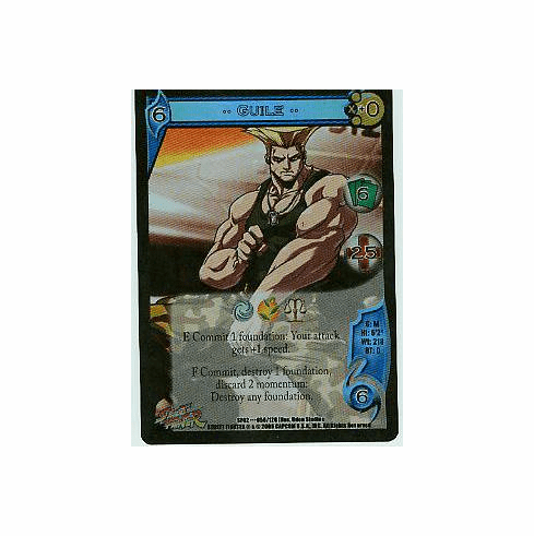 UFS Street Fighter World Warriors Guile FOIL Single Card