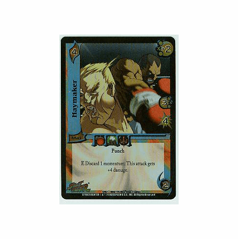 UFS Street Fighter World Warriors Haymaker FOIL Single Card