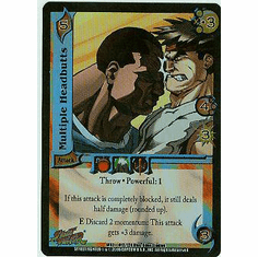 UFS Street Fighter World Warriors Multiple Headbutts FOIL Single Card