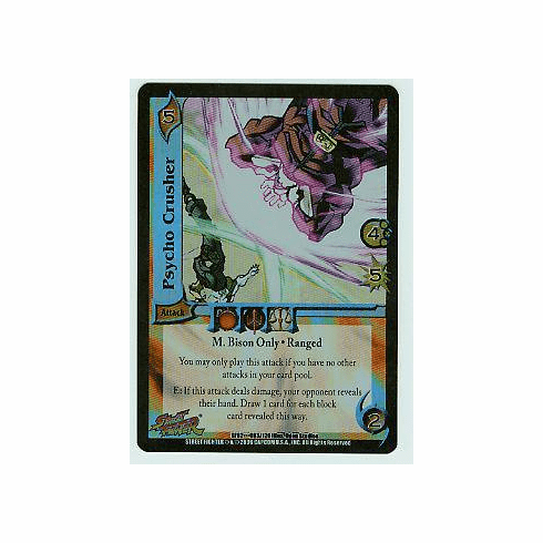 UFS Street Fighter World Warriors Psycho Crusher FOIL Single Card