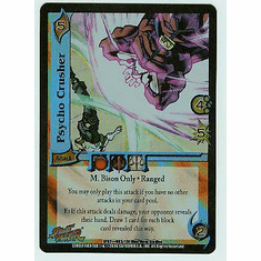 UFS Street Fighter World Warriors Psycho Crusher FOIL Single Card