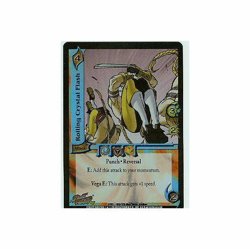 UFS Street Fighter World Warriors Rolling Crystal Flash FOIL Single Card