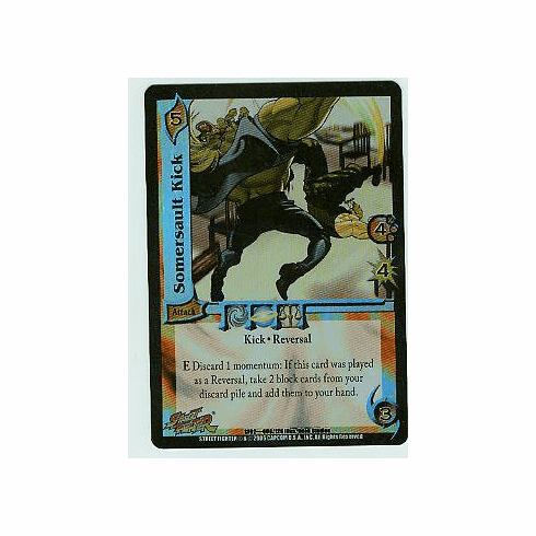 UFS Street Fighter World Warriors Somersault Kick FOIL Single Card