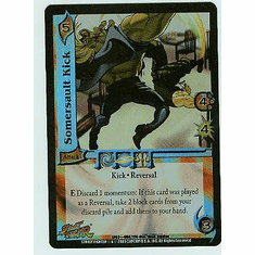 UFS Street Fighter World Warriors Somersault Kick FOIL Single Card