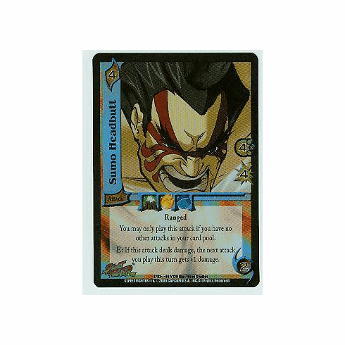 UFS Street Fighter World Warriors Sumo Headbutt FOIL Single Card