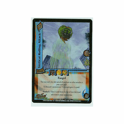 UFS Street Fighter World Warriors Vertical Rolling Attack FOIL Single Card
