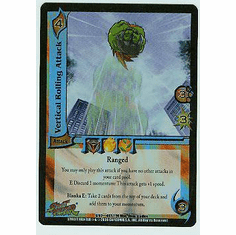 UFS Street Fighter World Warriors Vertical Rolling Attack FOIL Single Card