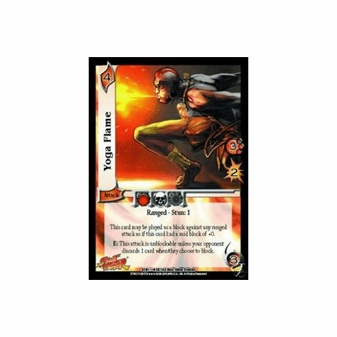 UFS Street Fighter Yoga Flame FOIL Single Card