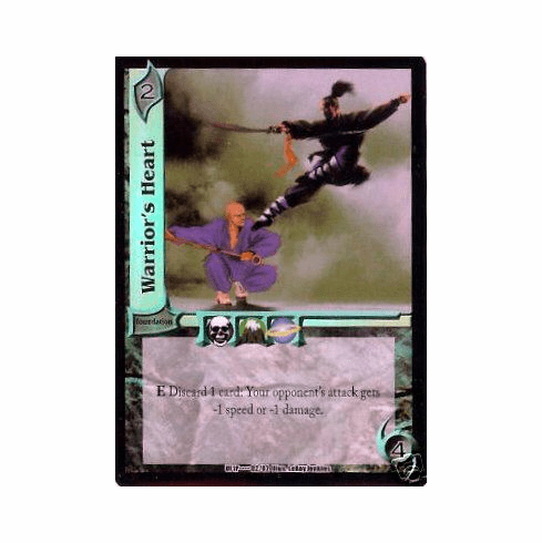 UFS Warrior's Heart Foil League Card
