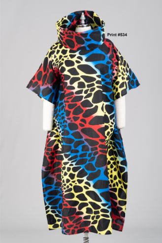 Inspirations Of Africa <br> (2024) <br> AW7661-534 <br> <br> Print-534 <br> One-Size<br> <br> Kaftan Dress