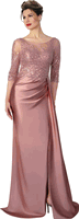 Annabelle <br> (Fall 2026) <br> A8001 <br> <br> Gold  <br>  Rose <br> 10 12 14 16 18 20 22 24 <br> 1 Piece Gown