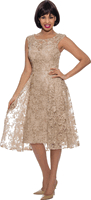 Annabelle <br> (Fall 2026) <br> A8727-CH <br> <br> Champagne  <br>  White  <br>  Black <br> 10 12 14 16 18 20 22 24 <br> 1 Piece Dress