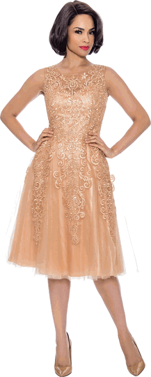 Annabelle <br> (Fall 2026) <br> A8732 <br> <br> Gold <br> 10 12 14 16 18 20 22 24 <br> 1 Piece Dress