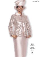 Aussie Austin <br> (Fall & Winter 2025) <br> AA5919-Go <br> <br> Gold <br> 8 10 12 14 16 18 20 22 24 26<br><br>Jacket/Dress <br> Twill Satin/Sequin