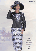 Aussie Austin <br> (Spring/Summer 2026) <br> AA5914 <br> <br> Silver-Gray/Black  <br>  Purple/Black <br> 8 10 12 14 16 18 20 22 24 26<br><br>Jacket/Dress <br> Printed Twill Satine
