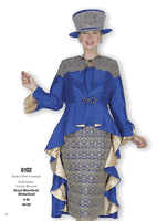 Champagne Italy <br> (Fall/Winter 2025) <br> CH6102 <br> <br> Royal-Blue/Gold <br> White/Gold <br> 8 10 12 14 16 18 20 22 24 26<BR><BR>Jacket/Skirt/Cami<BR>Twill Staine/Novelty Brocade Champagne Italy <br> (Fall/Winter 2025) <br> CH6102 <br> <br> Royal-Blue/Gold <br> White/Gold <br> 8 10 12 14 16 18 20 22 24 26<BR><BR>Jacket/Skirt/Cami<BR>Twill Staine/Novelty Brocade