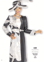 Champagne Italy <br> (Fall/Winter 2025) <br> CH6109-Bl <br> <br> Black/Silver <br> 8 10 12 14 16 18 20 22 24 26<BR><BR>Long Jacket/Dress<BR>Print Twill Satine Champagne Italy <br> (Fall/Winter 2025) <br> CH6109-Bl <br> <br> Black/Silver <br> 8 10 12 14 16 18 20 22 24 26<BR><BR>Long Jacket/Dress<BR>Print Twill Satine