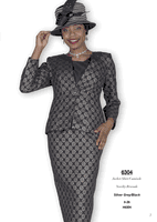 Champagne Italy <br> (Fall/Winter 2025) <br> CH6304 <br> <br> Silver-Grey/Black <br> 8 10 12 14 16 18 20 22 24 26<BR><BR>Jacket/Skirt/Cami<BR>Novelty Brocade Champagne Italy <br> (Fall/Winter 2025) <br> CH6304 <br> <br> Silver-Grey/Black <br> 8 10 12 14 16 18 20 22 24 26<BR><BR>Jacket/Skirt/Cami<BR>Novelty Brocade