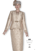 Champagne Italy <br> (Fall/Winter 2025) <br> CH6309 <br> <br> Gold <br> 8 10 12 14 16 18 20 22 24 26<BR><BR>Jacket/Skirt/Cami<BR>Twill Satine/Lace Champagne Italy <br> (Fall/Winter 2025) <br> CH6309 <br> <br> Gold <br> 8 10 12 14 16 18 20 22 24 26<BR><BR>Jacket/Skirt/Cami<BR>Twill Satine/Lace