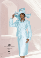 Champagne Italy <br> (Fall/Winter 2026) <br> CH6204 <br> <br> Mint <br> 8 10 12 14 16 18 20 22 24 26<BR><BR>Jacket/Skirt/Camisole<BR>Twill Satine