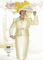 Champagne Italy <br> (Spring/Summer 2026) <br> CH6208 <br> <br> Banana <br> 8 10 12 14 16 18 20 22 24 26<BR><BR>Jacket/Skirt/Camisole<BR>Twill Satine