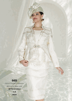 Champagne Italy <br> (Fall/Winter 2026) <br> CH6405 <br> <br> Metallic-Gold <br> 8 10 12 14 16 18 20 22 24 26<BR><BR>Jacket/Skirt/Camisole<BR>Metallic Brocade
