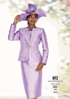 Champagne Italy <br> (Spring/Summer 2026) <br> CH6412 <br> <br> Lilac  <br>  Peach <br> 8 10 12 14 16 18 20 22 24 26<BR><BR>Jacket/Skirt/Camisole<BR>Twill Satine