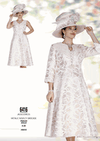 Champagne Italy <br> (Spring/Summer 2026) <br> CH6416 <br> <br> Peach  <br>  Gold <br> 8 10 12 14 16 18 20 22 24 26<BR><BR>Jacket/Dress<BR>Metallic Novelty Brocade