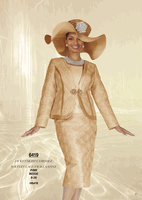 Champagne Italy <br> (Fall/Winter 2026) <br> CH6419 <br> <br> Pink  <br>  Beige <br> 8 10 12 14 16 18 20 22 24 26<BR><BR>Jacket/Skirt/Camisole<BR>Novelty Lace/Twill Satine