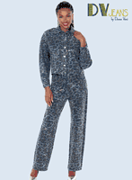 D.V. Jeans <br> (Fall 2025) <br> DV8504 <br> <br> CAMO <br> S M L XL 1X 2X<BR><BR>2pc. Jacket & Pant Set