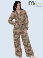 D.V. Jeans <br> (Fall 2025) <br> DV8510 <br> <br> BROWN-CAMO <br> S M L XL 1X 2X<BR><BR>2pc. Jacket & Pant Set