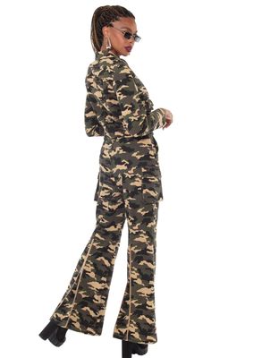 D.V. Jeans <br> (Fall 2025) <br> DV8511 <br> <br> GREEN-CAMO <br> S M L XL 1X 2X<BR><BR>2pc. Jacket & Pant Set