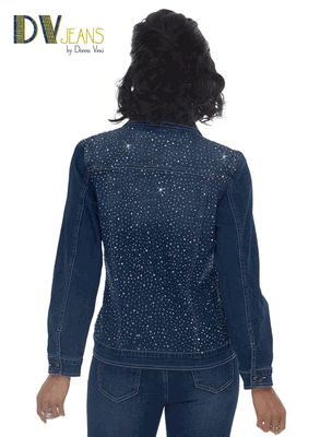 D.V. Jeans <br> (Fall 2026) <br> DV8524-J <br> <br> DARK BLUE <br> S M L XL 1X 2X<BR><BR>Denim Jacket