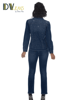 D.V. Jeans <br> (Fall 2026) <br> DV8524-P <br> <br> DARK BLUE <br> S M L XL 1X 2X<BR><BR>Denim Pant