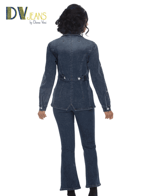 D.V. Jeans <br> (Fall 2026) <br> DV8525-J <br> <br> DARK BLUE <br> S M L XL 1X 2X<BR><BR>Denim Jacket