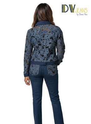 D.V. Jeans <br> (Spring 2026) <br> DV8518 <br> <br> DK.BLUE   <br> S M L XL 1x 2x<BR><BR>2pc. Jacket & Pant Set