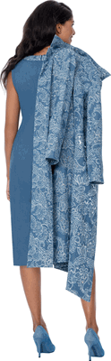 Devine Sport <br> (Fall 2026) <br> DS800392 <br> <br> Blue <br> 8 10 12 14 16 18 20 22 24<br><br>Soft Denim <br>2 Piece Jacket Dress Devine Sport <br> (Fall 2026) <br> DS800392 <br> <br> Blue <br> 8 10 12 14 16 18 20 22 24<br><br>Soft Denim <br>2 Piece Jacket Dress