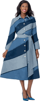 Devine Sport <br> (Fall 2026) <br> DS800301 <br> <br> Blue <br> 8 10 12 14 16 18 20 22 24<br><br>Soft Denim <br>1 Piece Dress