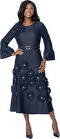 Devine Sport <br> (Fall 2026) <br> DS800311 <br> <br> Blue <br> 8 10 12 14 16 18 20 22 24<br><br>Soft Denim <br>1 Piece Dress