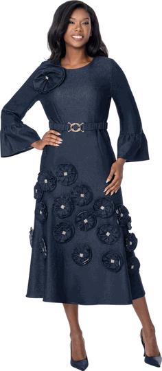 Devine Sport <br> (Fall 2026) <br> DS800311 <br> <br> Blue <br> 8 10 12 14 16 18 20 22 24<br><br>Soft Denim <br>1 Piece Dress